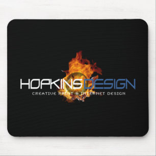 Mousepad Chamas do logotipo de HD