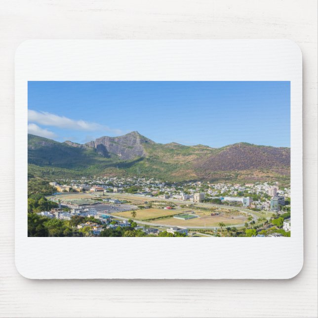 Mousepad Champ de Mars em Port Louis, capital de Mauriti (Frente)