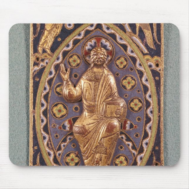 Mousepad Chapa do relicário que descreve o cristo (Frente)
