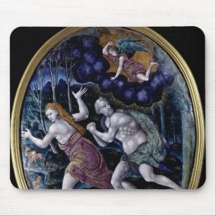 Mousepad Chapa oval que descreve Adam e véspera