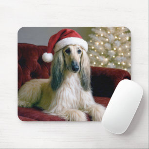 Mousepad Chapéu Afegão com Chapéu do Papai Noel