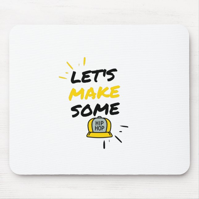 Mousepad chapéu de hip hop (Frente)