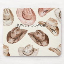 Chapéus de Cowgirl e Cowboy Rosa Bege Marrom