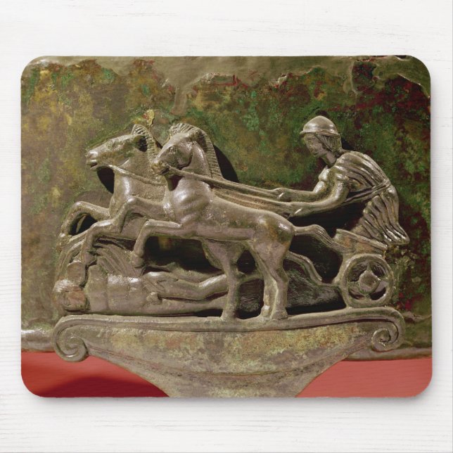 Mousepad Charioteer em seu chariot, detalhe de um cist (Frente)