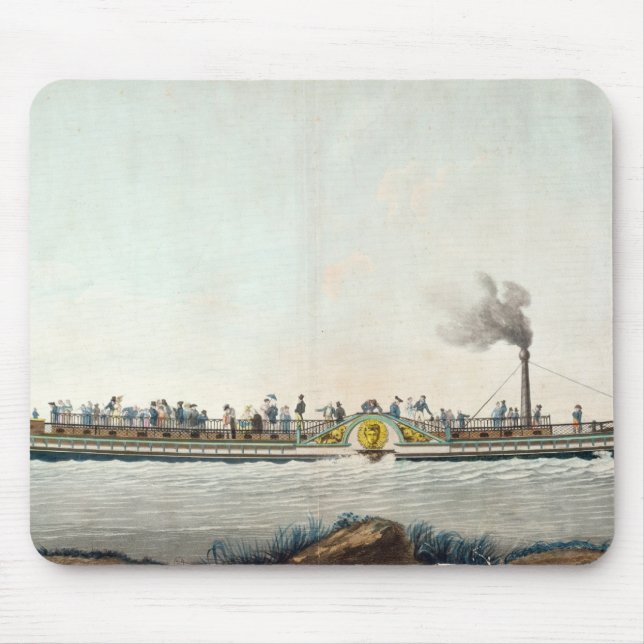 Mousepad Charles-Philippe, o primeiro barco a vapor (Frente)