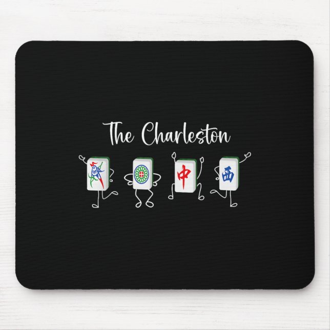 Mousepad Charleston Mahjong, Funny Mahjong Dance (Frente)