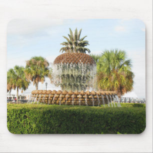 Mousepad Charleston SC Pineapple Fountain, Waterfront Park