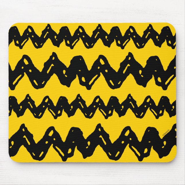 Mousepad Charlie Brown Zig Zag Pattern (Frente)