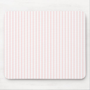 Mousepad Charlotte cor-de-rosa e o branco listram o rosa de