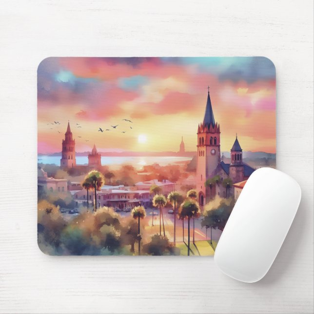 Mousepad Charme Histórico de Ruas. Augustine (Com mouse)