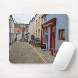 Mousepad Charming Cobbled Street in Staithes Village