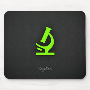 Mousepad Chartreuse, Microscópio Verde Neon