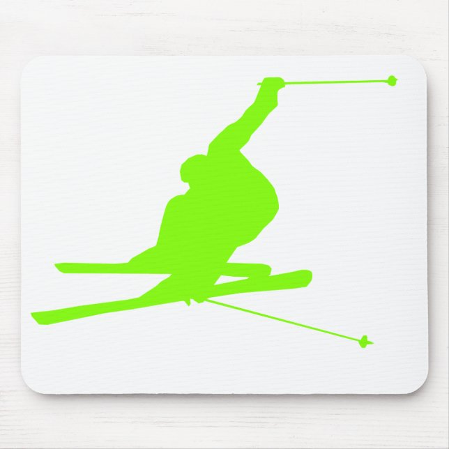 Mousepad Chartreuse, Neve Verde Neon (Frente)