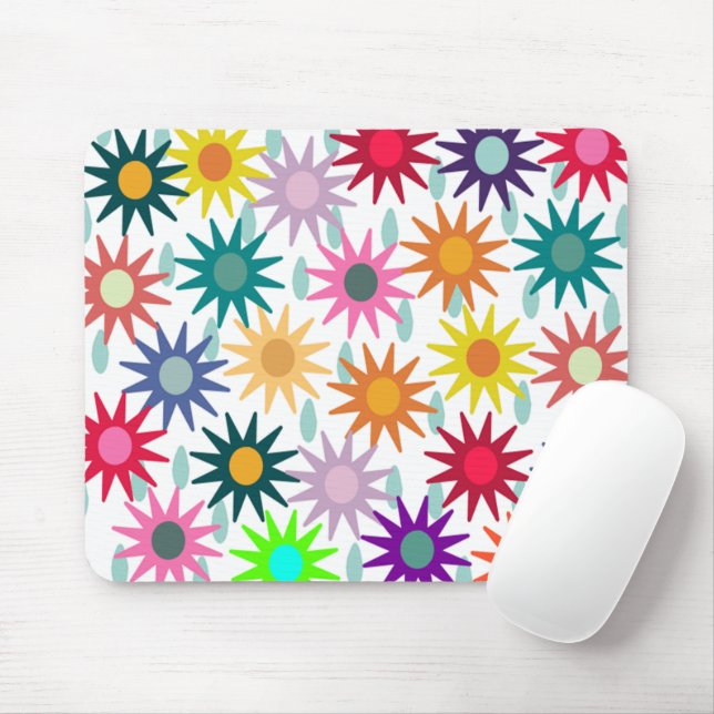 Mousepad Chás de abril podem Flores (Com mouse)