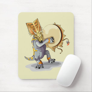 Mousepad Chasmosaurus Dançando Um Ritual Shaman