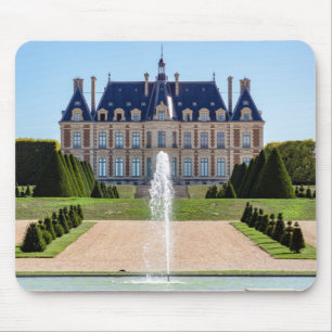 Mousepad Chateau and parc de Sceaux in summer - France