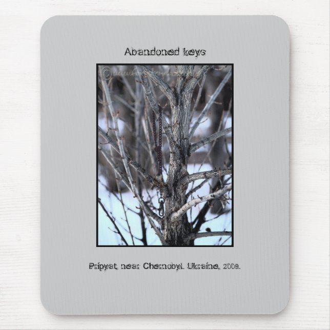 Mousepad Chaves abandonadas, Chernobyl. (Frente)