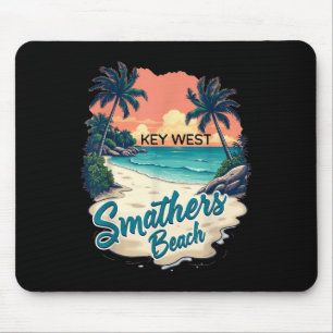 Mousepad Chaves da Flórida Vintage Key West Smathers Beach