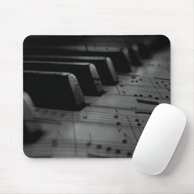 Mousepad Chaves de Piano de Música (Com mouse)