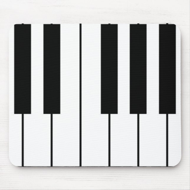 Mousepad Chaves do piano - tapete do rato #1 (Frente)