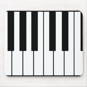 Mousepad chaves música-temáticos do piano