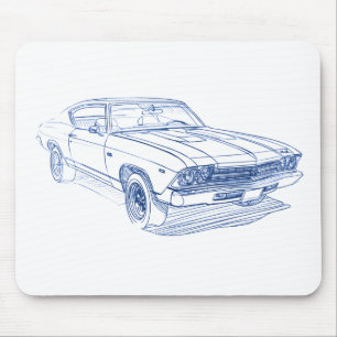 Mousepad Che Chevelle 1969 SS