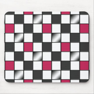 Mousepad Checkered cor-de-rosa alternativo