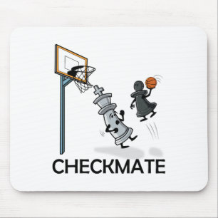 Mousepad Checkmat Do Chess Player Chessboxe E Do Sketll Lov