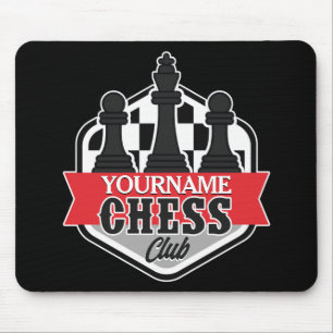 Mousepad Checkmate do Chess Player do NOME Personalizado