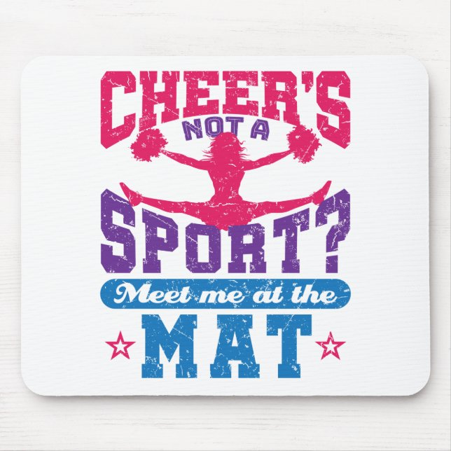 Mousepad Cheer não é um Cheerleader de animação engraçado n (Frente)