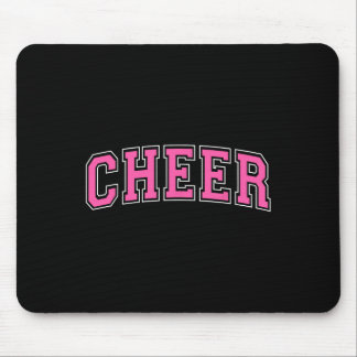 Mousepad Cheer Varsity Pink And White Cheerleader Cheerlead