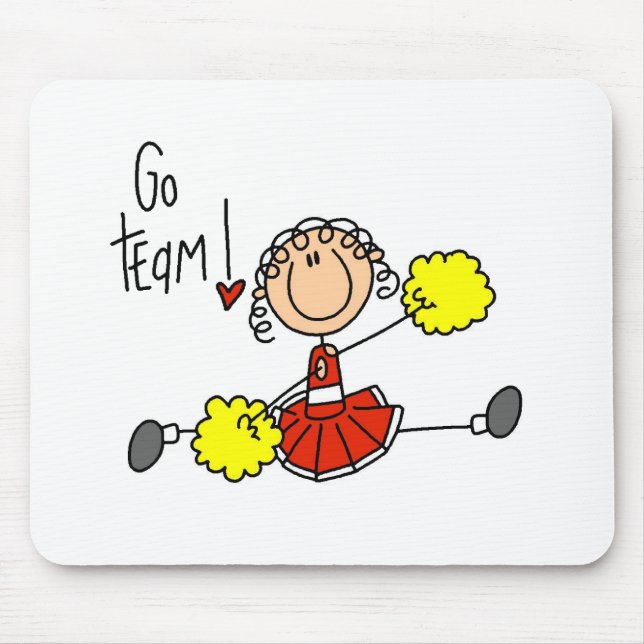 Mousepad Cheerleader vermelho (Frente)