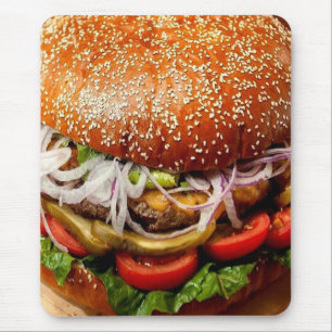 Mousepad cheeseburger mestre do Hamburger do dia dos pais