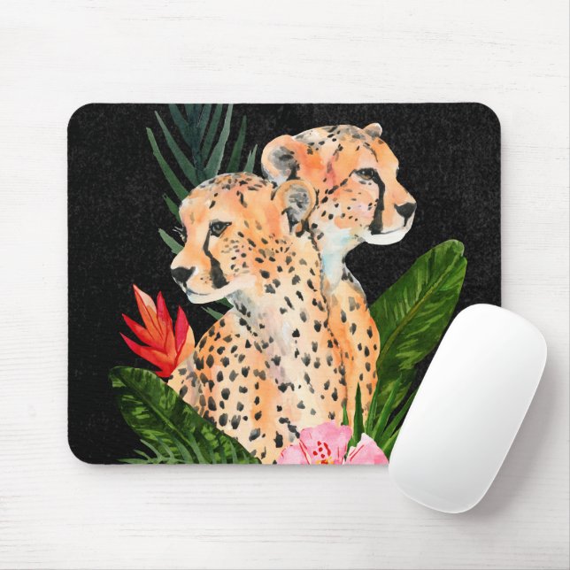 Mousepad Cheetah Buquê (Com mouse)