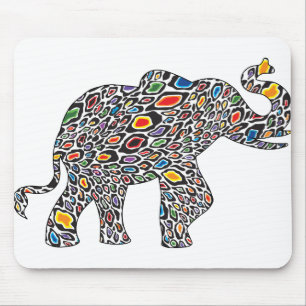 Mousepad Cheetah Elephant
