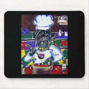 Mousepad Chef Affenpinscher