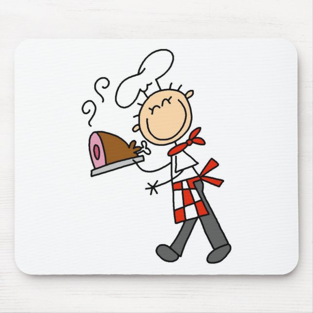 Mousepad Chef Com Presunto Assado (Frente)