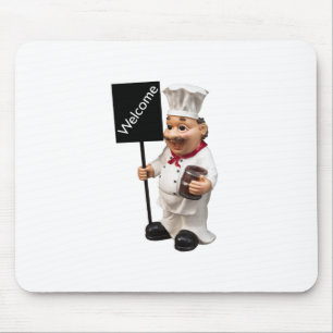 Mousepad Chef Cook - Cartão de menu WELCOME