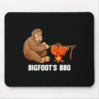 Mousepad Chef de churrasco sasquatch bigfoot masculino