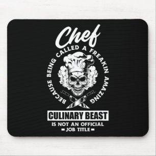 Mousepad Chef Engraçado Cookin Cookin de Chef Culinário