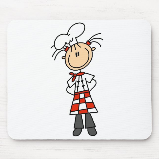 Mousepad Chef Feminino (Frente)