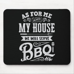 Mousepad Chef-Mestre da Piada Engraçada de Churrasco Barbec