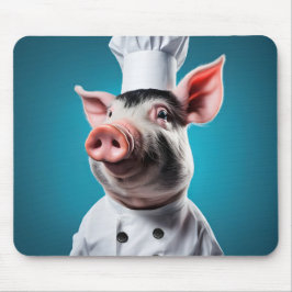 Mousepad Chef Pig