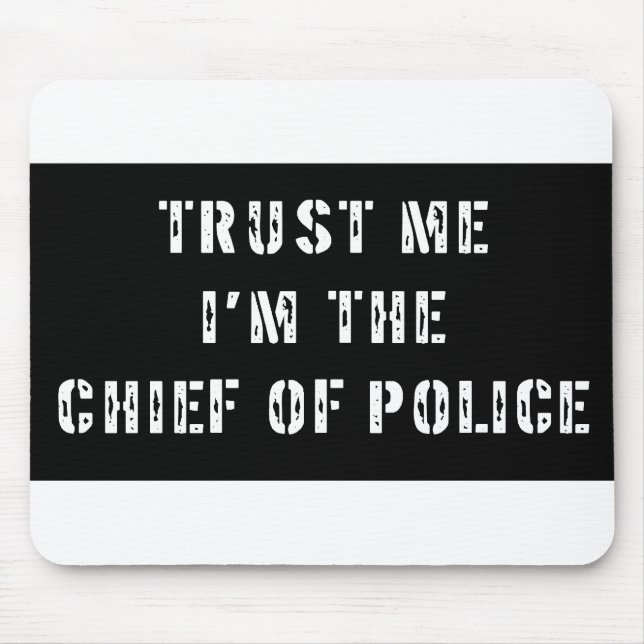 Mousepad Chefe da polícia do super-herói (Frente)