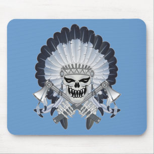Mousepad Chefe de Crânio Indiano