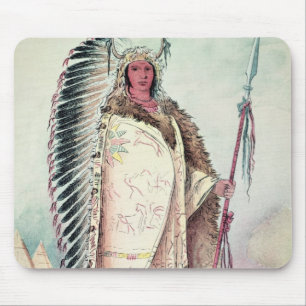 Mousepad Chefe de Sioux, 'o Rock preto