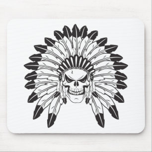 Mousepad Chefe do Crânio Indiano