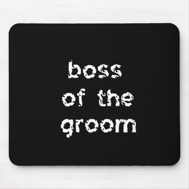 Mousepad Chefe do Groom (Frente)