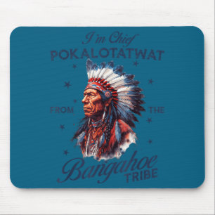 Mousepad Chefe pokalotatwat da tribo indígena nativa
