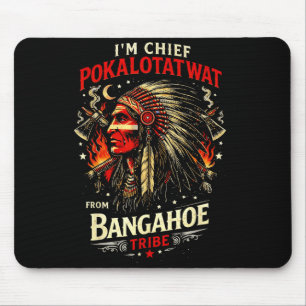 Mousepad Chefe pokalotatwat da tribo indígena nativa